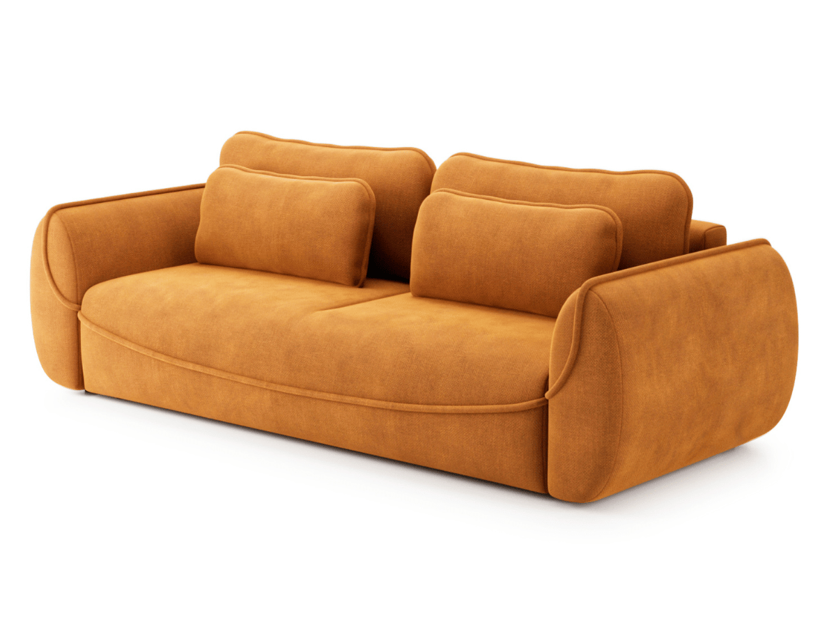 Marais – Canapé 3 places ultra design avec lit intégré et coffre de rangement