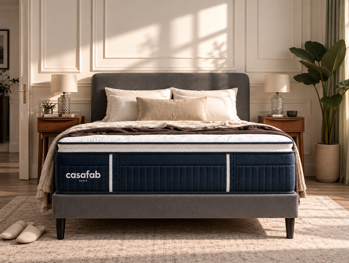 Matelas avec sur-matelas intégré épaisseur 33CM - EVEREST