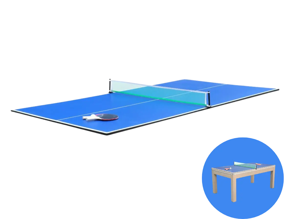 Plateau de ping pong pour table a manger adapté que sur nos tables billard 7-FT