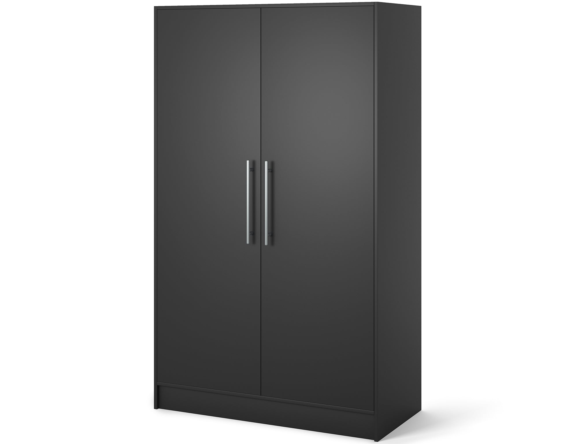 Armoire Dressing 2 Portes 120 cm – Design Moderne + Grand Rangement – Miroir Optionnel - NORVIA