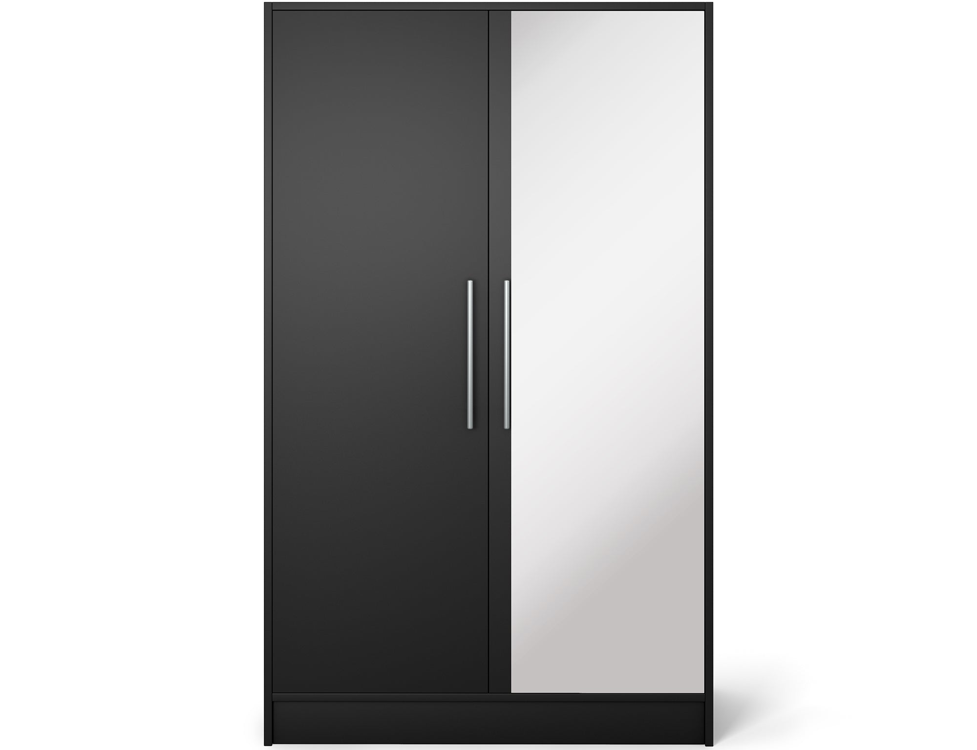 Armoire Dressing 2 Portes 120 cm – Design Moderne + Grand Rangement – Miroir Optionnel - NORVIA