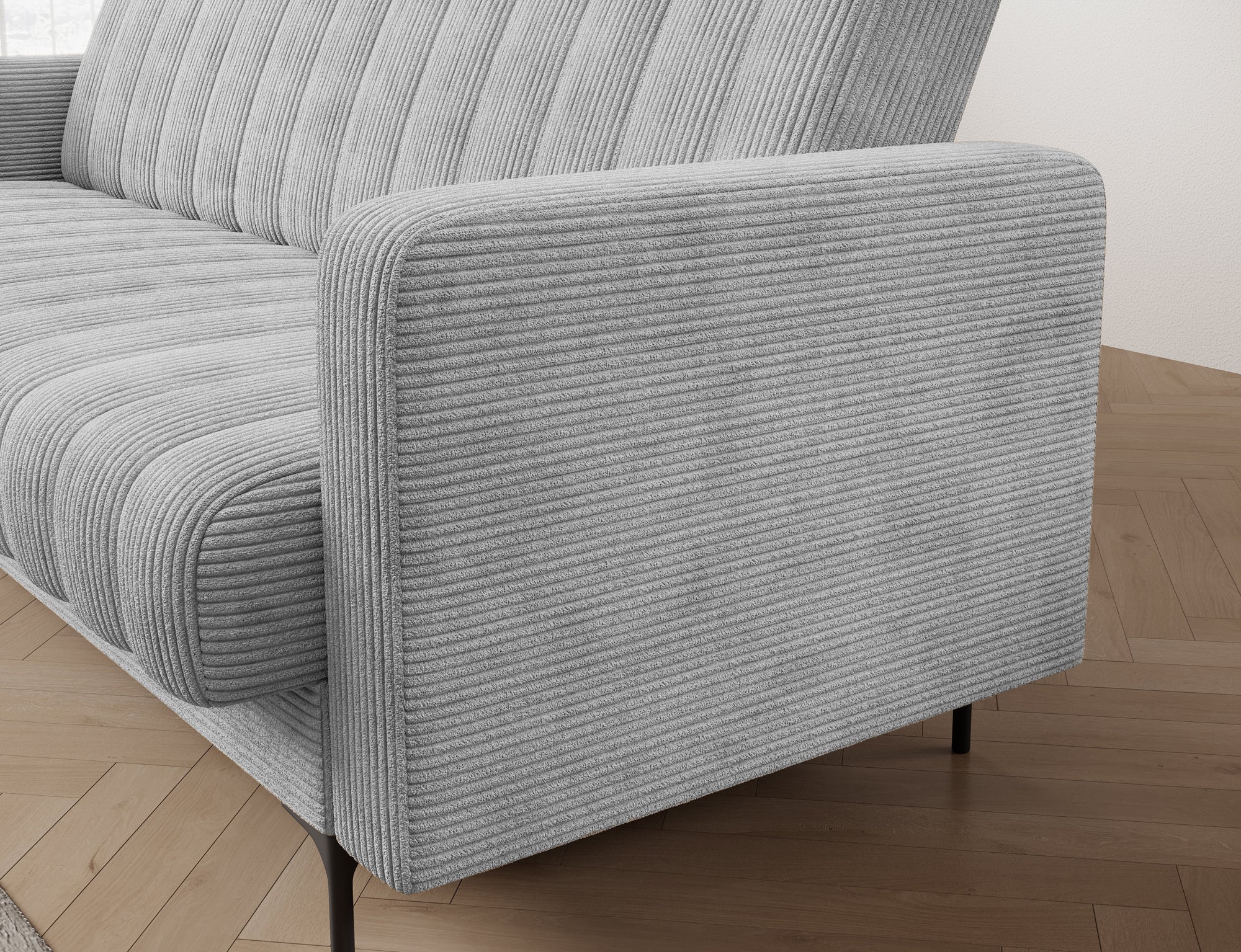 Canapé 3 places convertible avec coffre, système Click-Clack – Marais