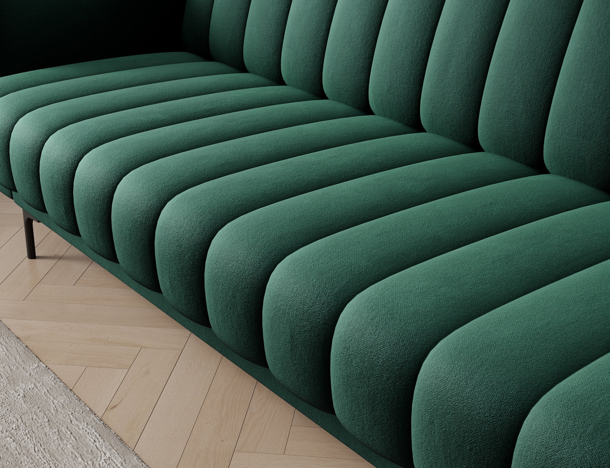 Canapé 3 places convertible avec coffre, système Click-Clack – Marais