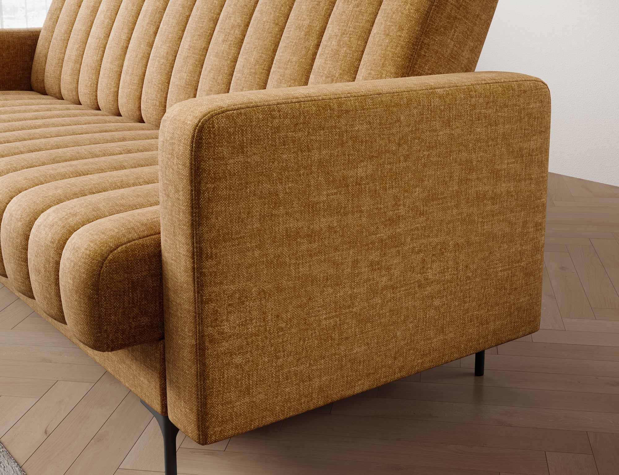 Canapé 3 places convertible avec coffre, système Click-Clack – Marais