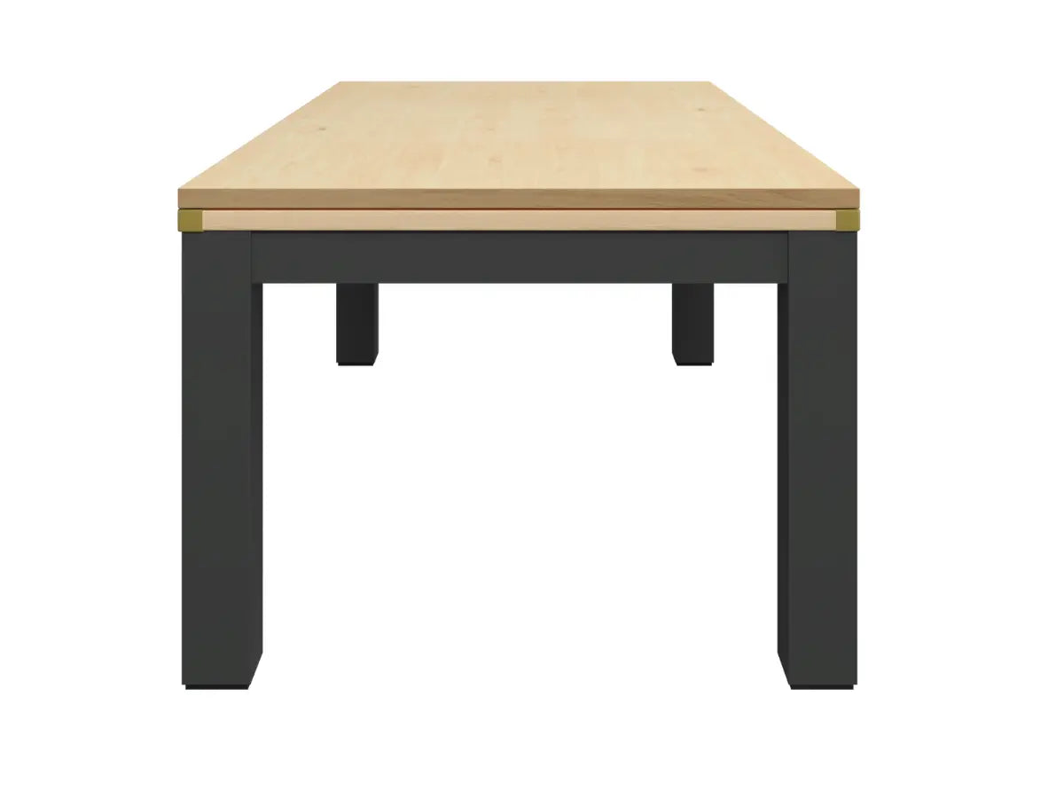 Table à manger convertible en billard bois et noir
