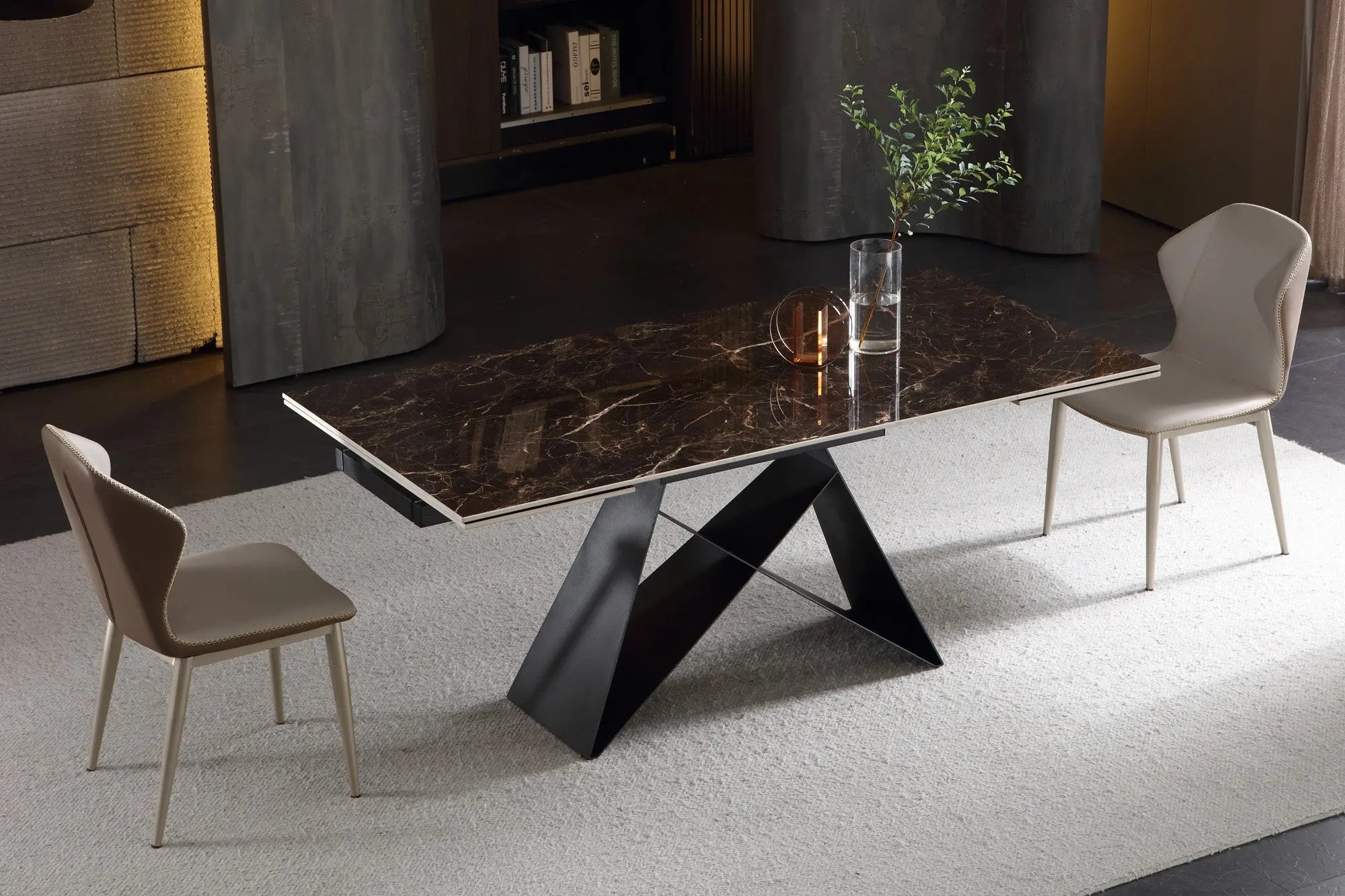 Mesa de comedor extensible Masdar