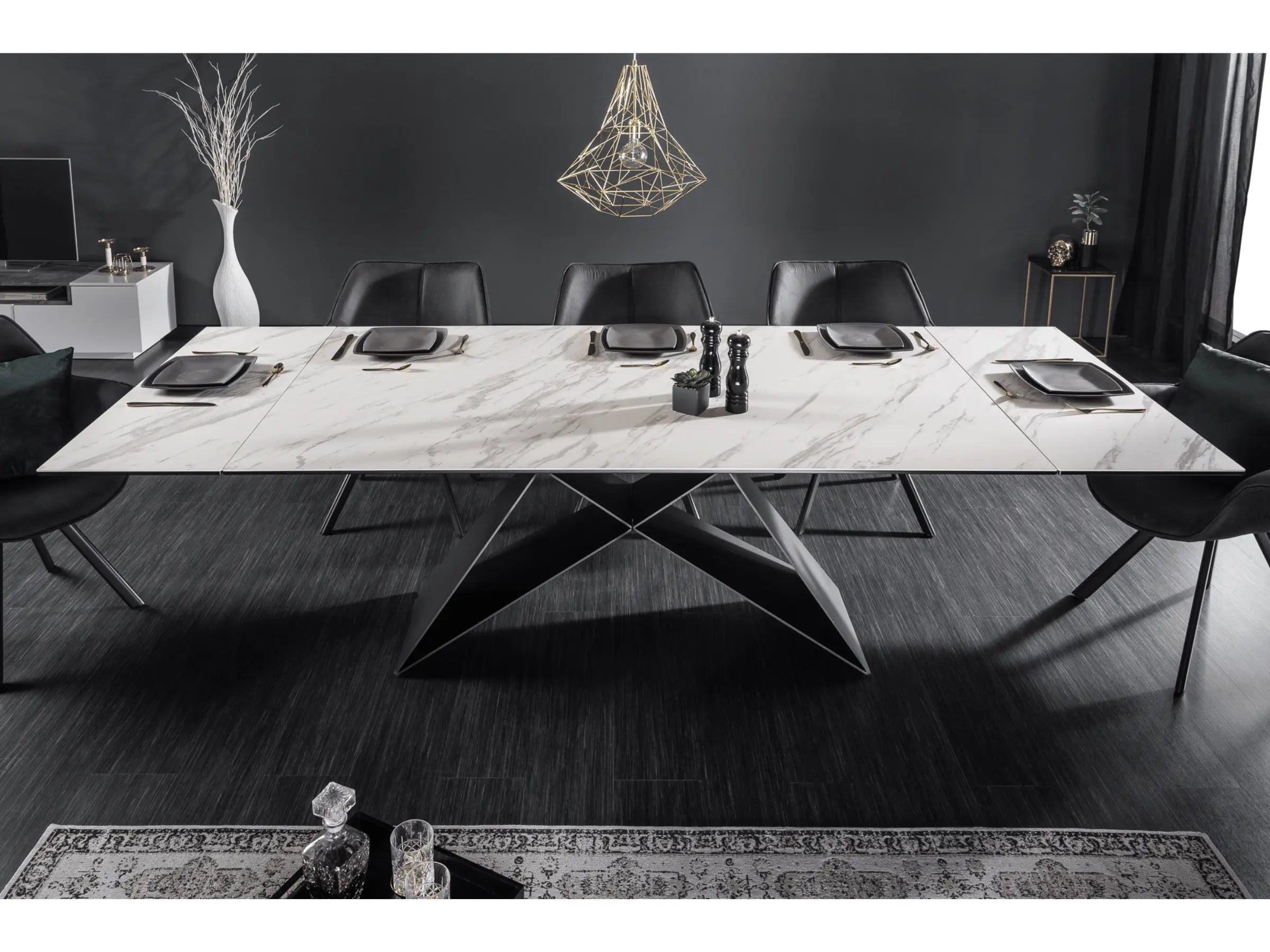 Mesa de comedor extensible Masdar