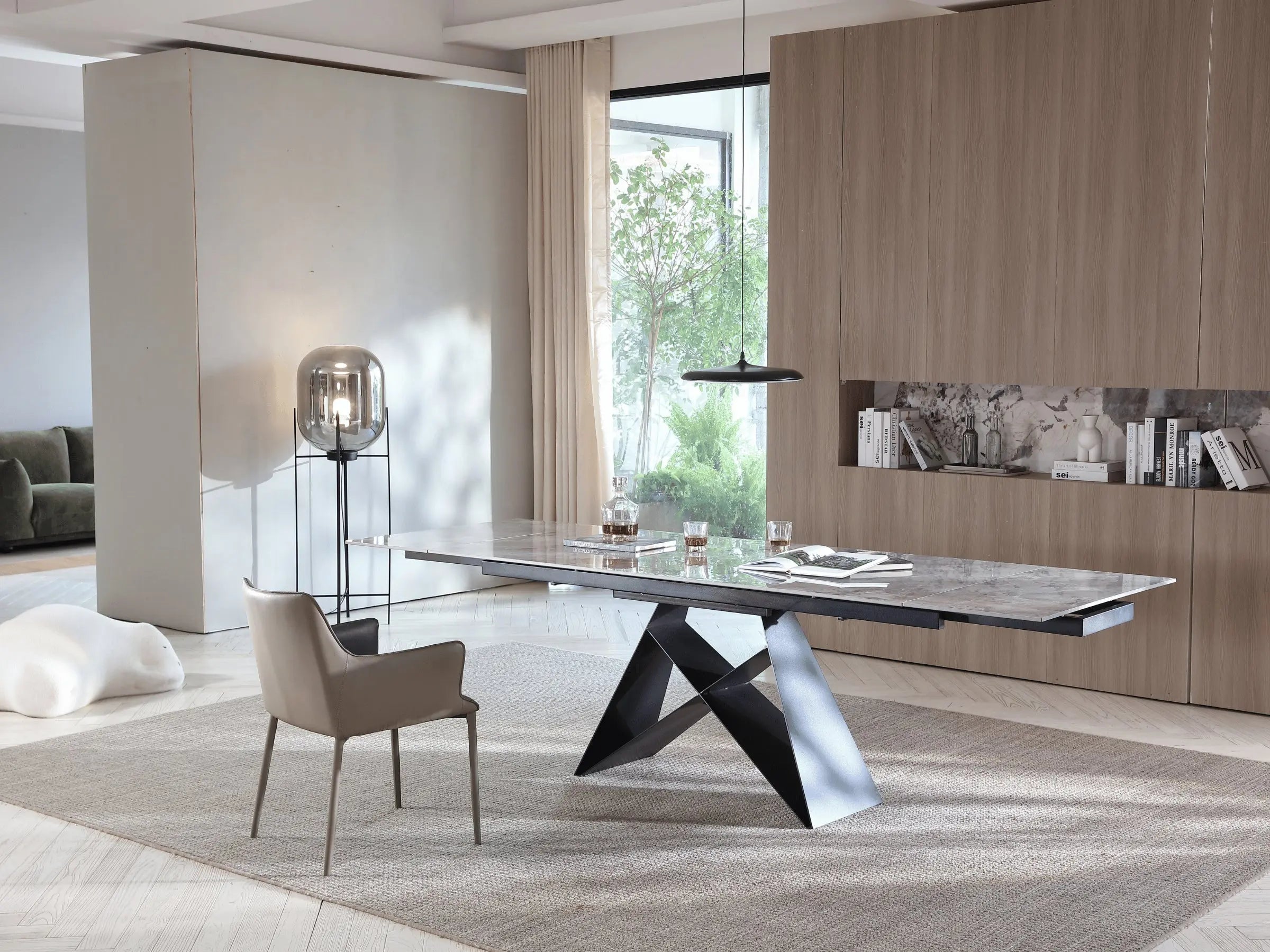 Mesa de comedor extensible Masdar