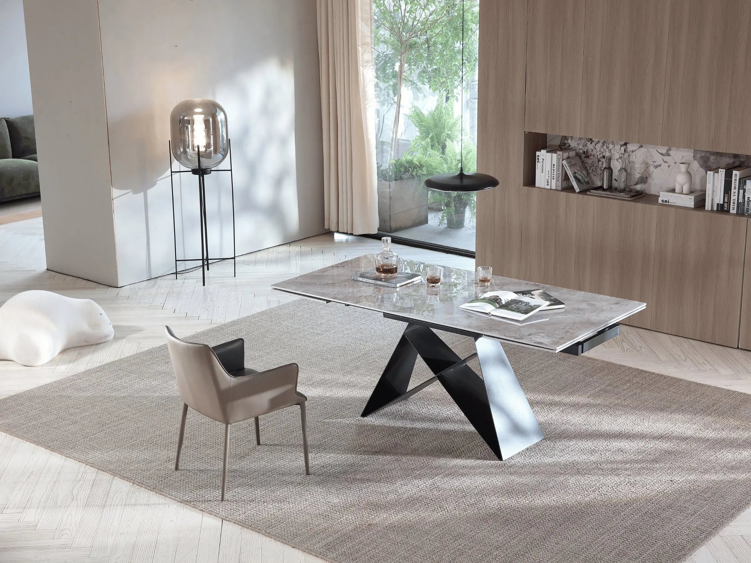 Mesa de comedor extensible Masdar