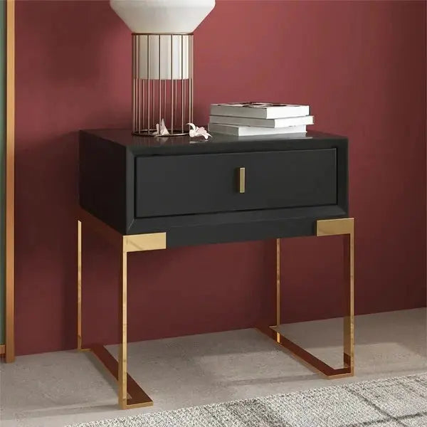 Table de chevet pied or - NOAH