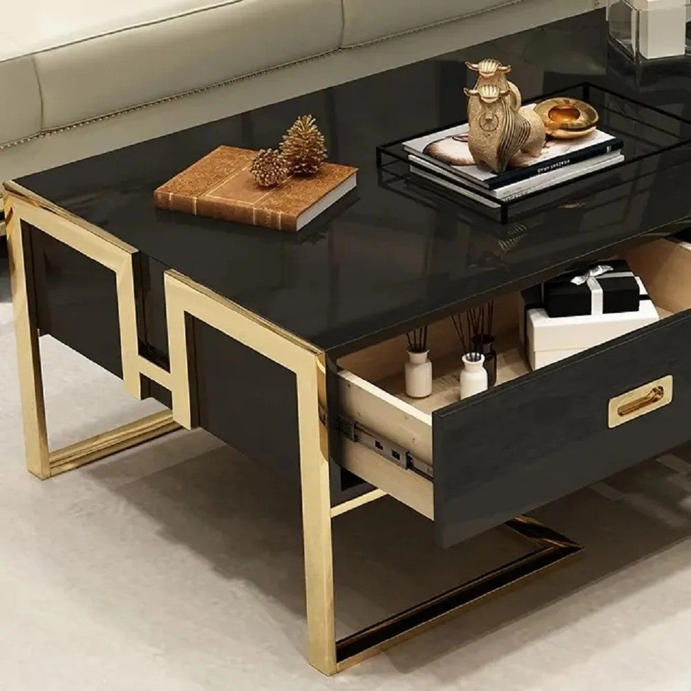 Table basse noir avec tiroirs base or laqué Luxuria_20536.jpg