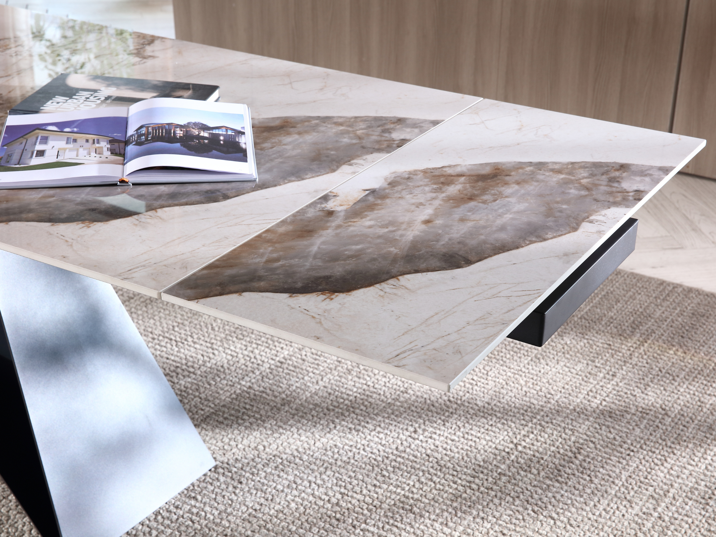 Mesa de comedor extensible Masdar