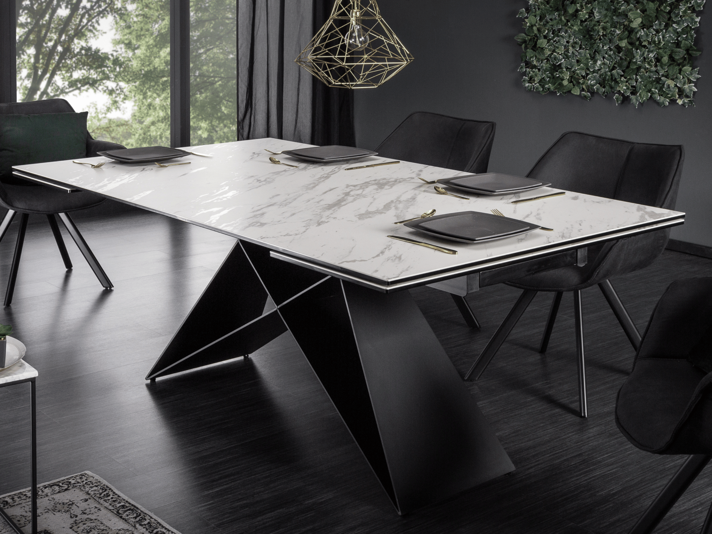 Mesa de comedor extensible Masdar