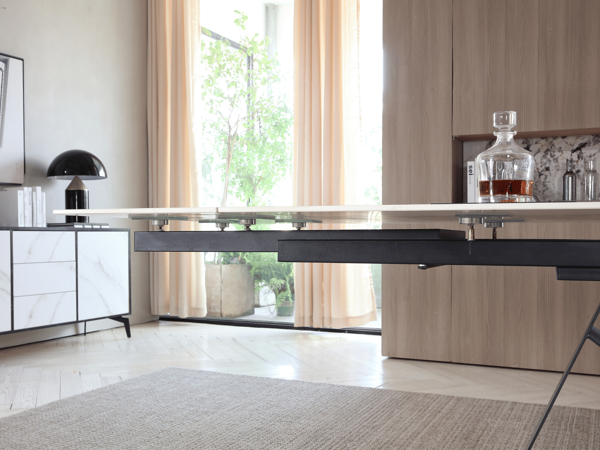 Mesa de comedor extensible Masdar