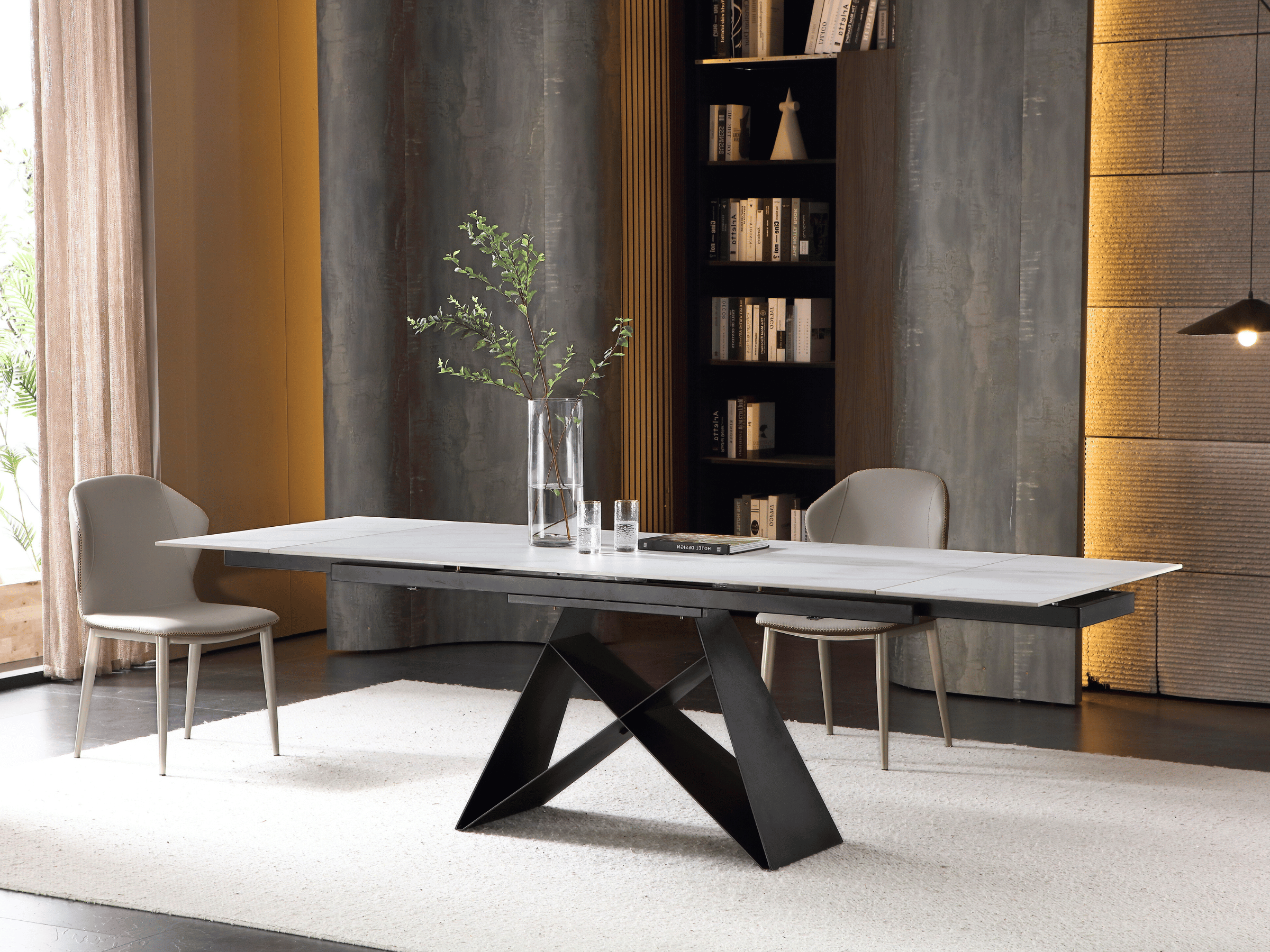 Mesa de comedor extensible Masdar