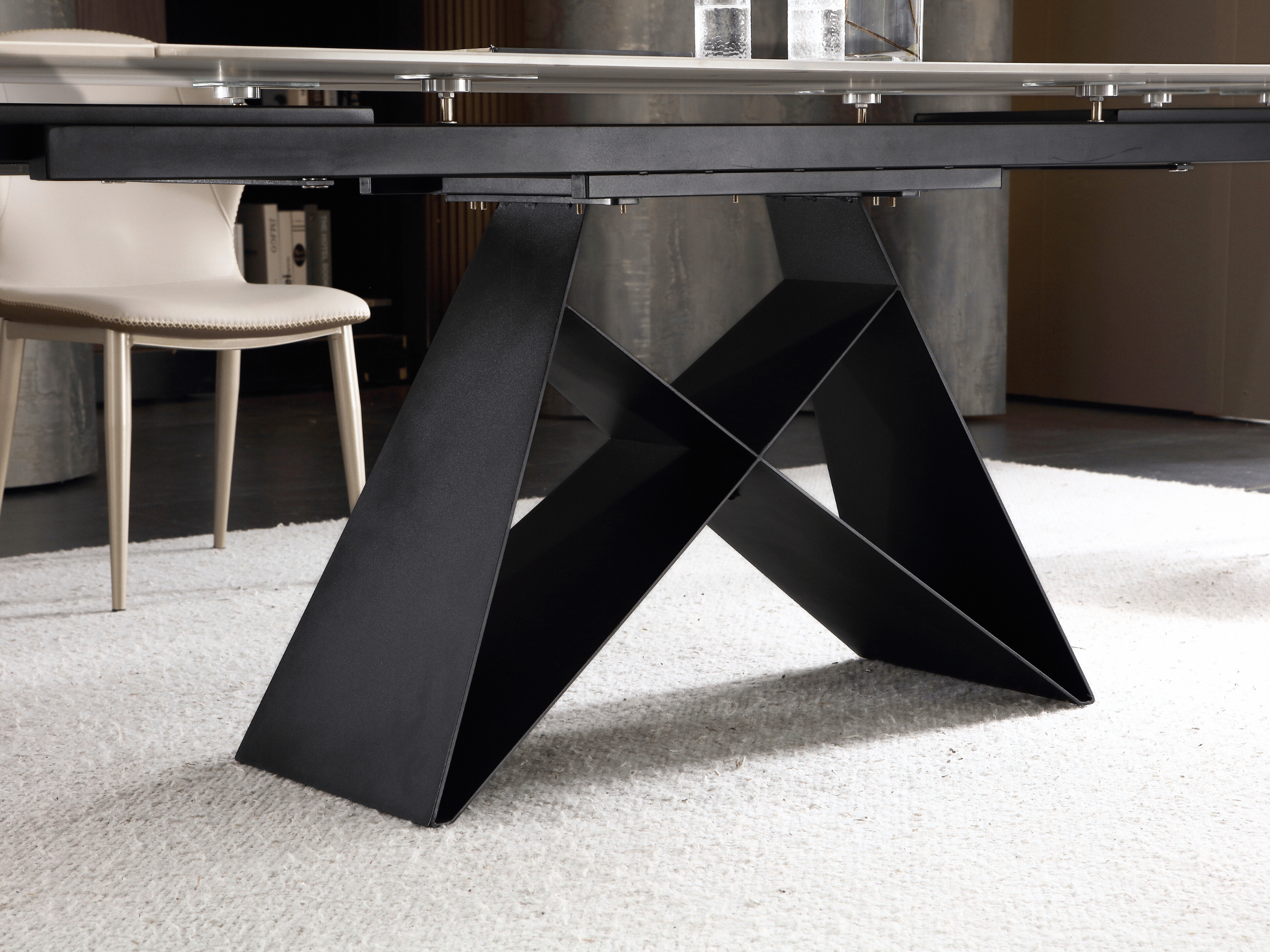 Mesa de comedor extensible Masdar