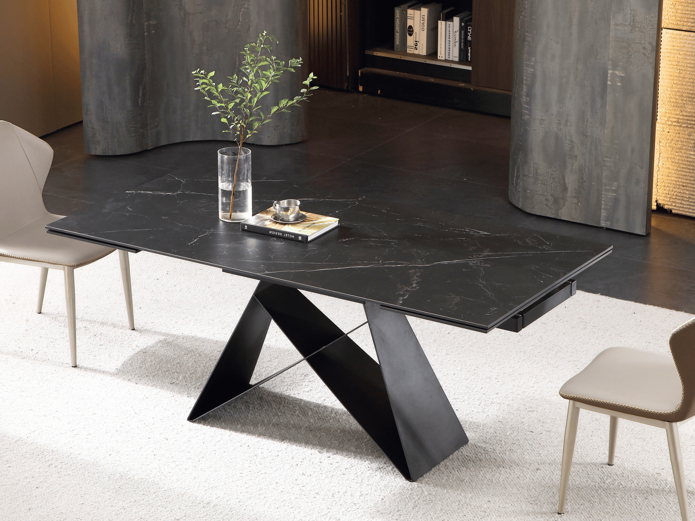 Mesa de comedor extensible Masdar
