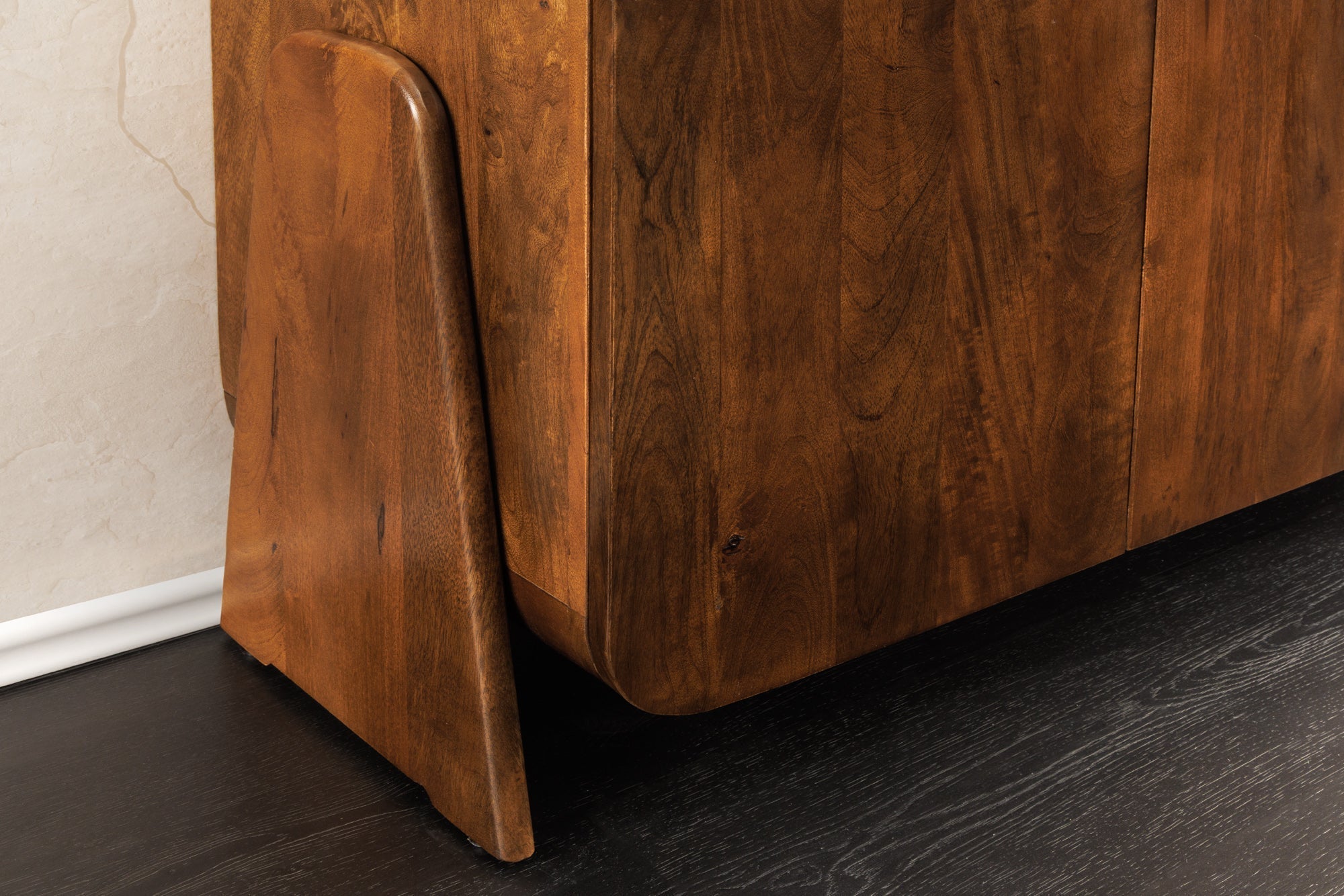 Buffet massif BRASIL 175cm en manguier marron six compartiments