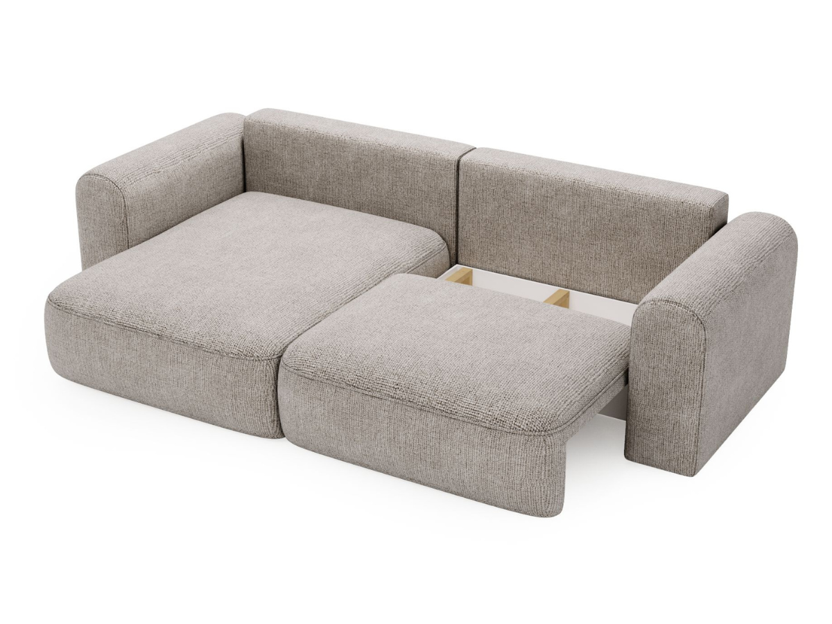 Canapé d'angle convertible avec grande méridienne - TROCADERO