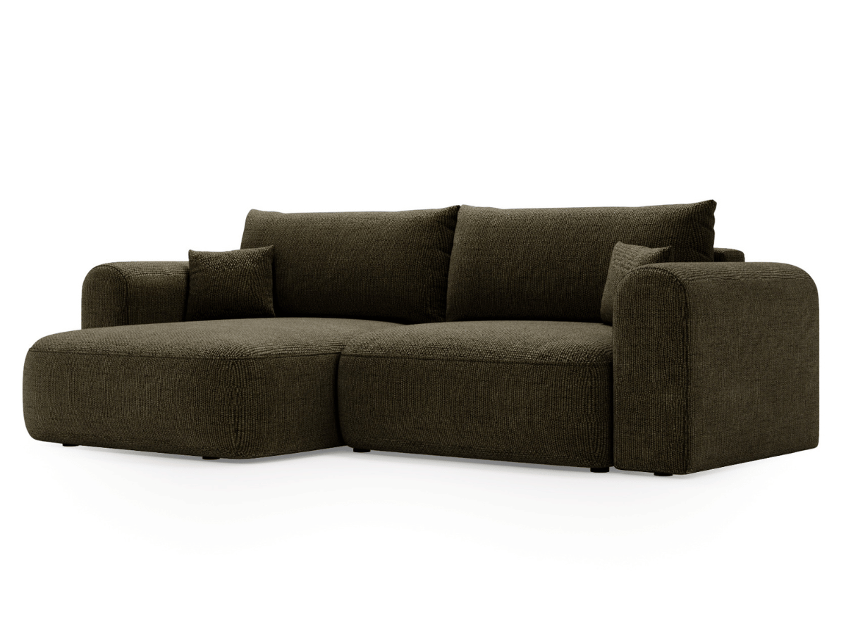 Canapé d'angle convertible avec grande méridienne - TROCADERO