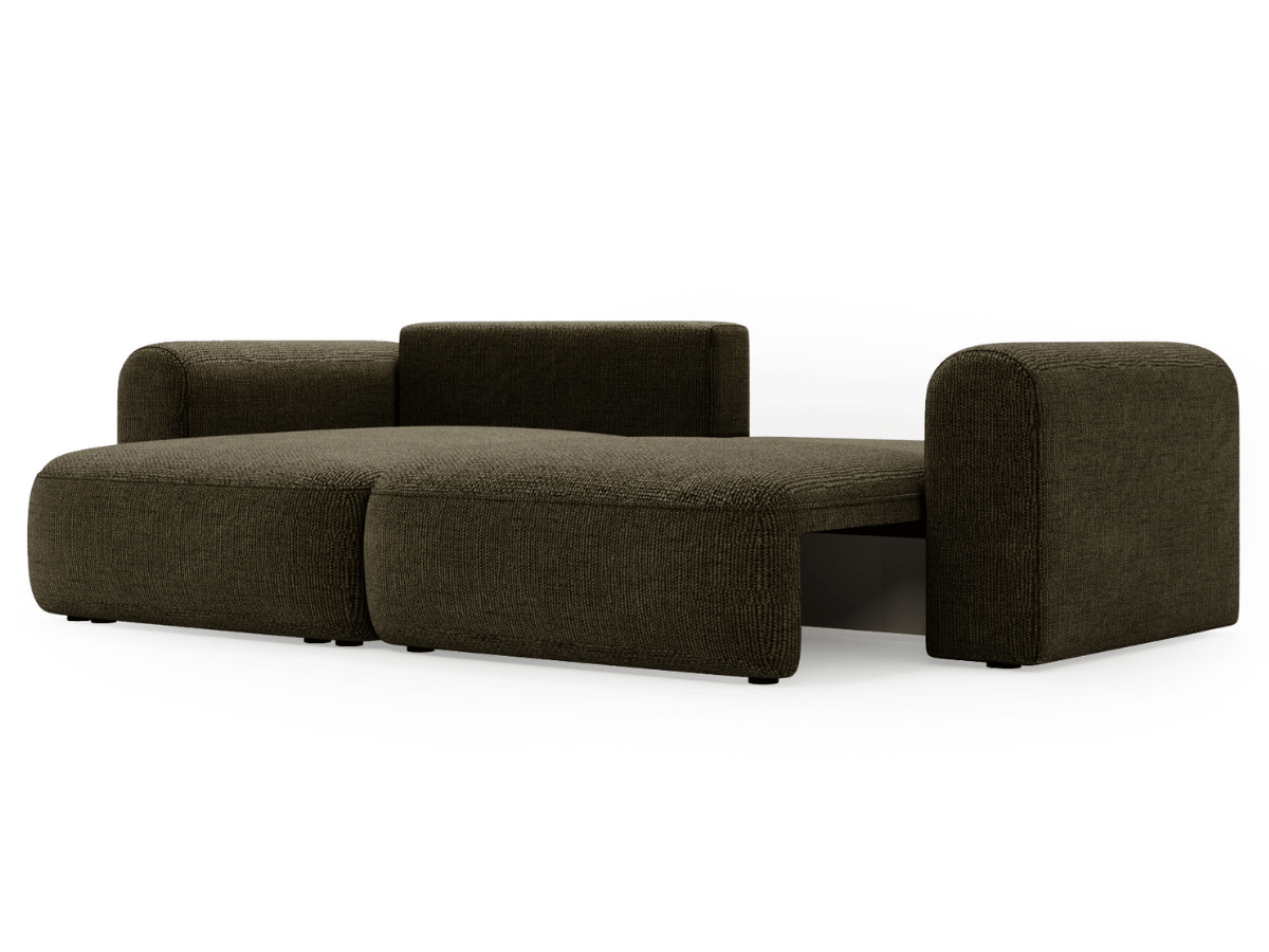 Canapé d'angle convertible avec grande méridienne - TROCADERO