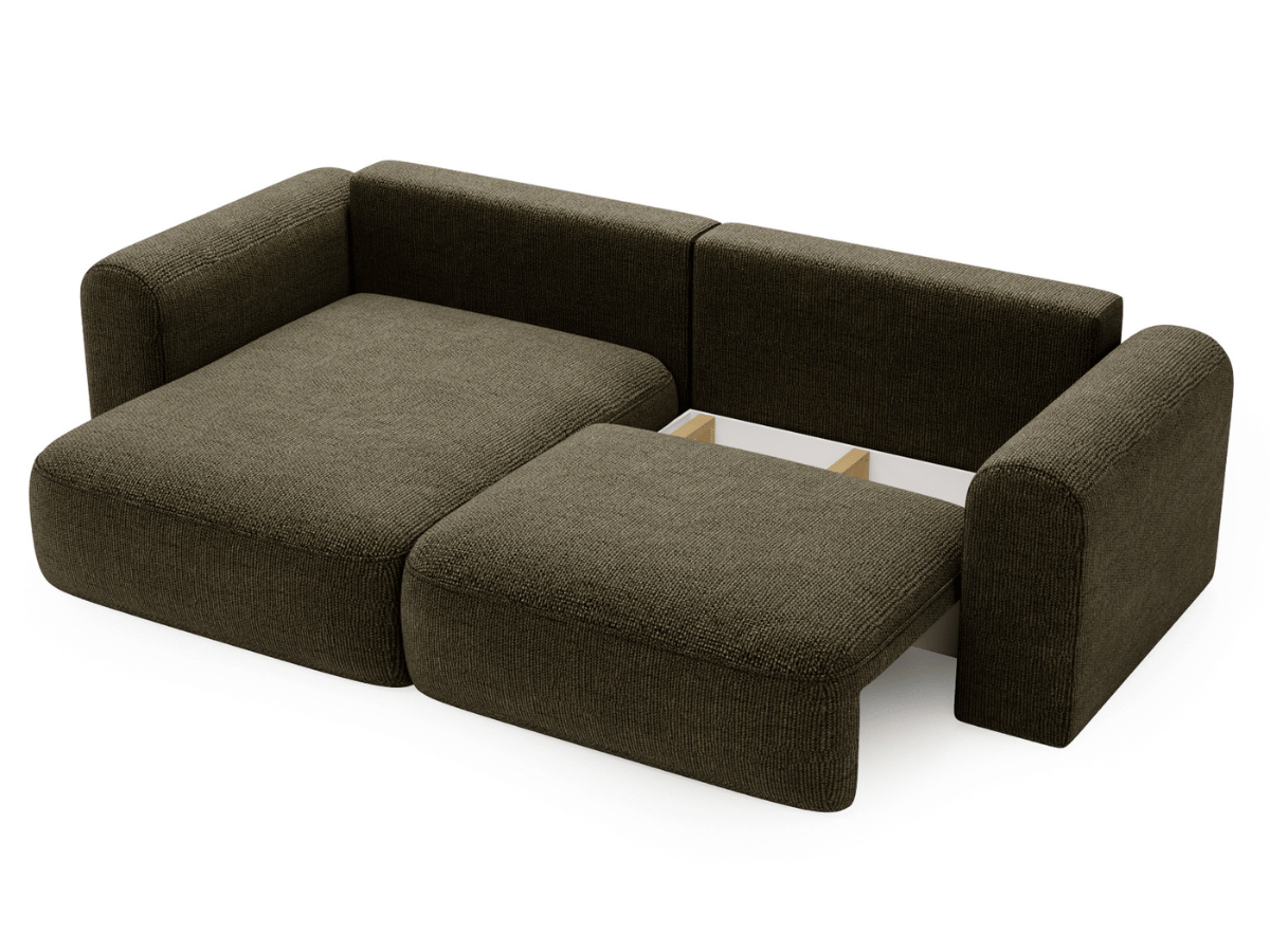 Canapé d'angle convertible avec grande méridienne - TROCADERO