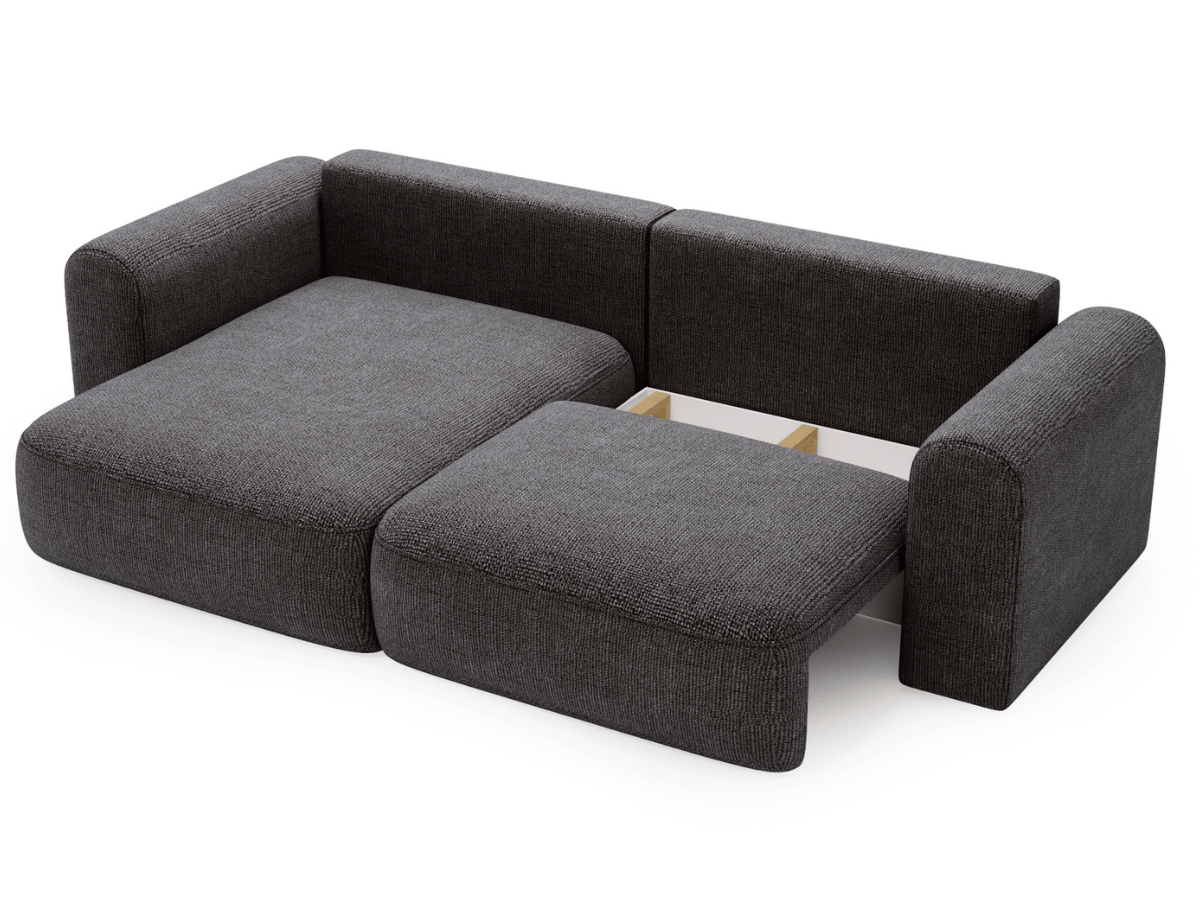 Canapé d'angle convertible avec grande méridienne - TROCADERO