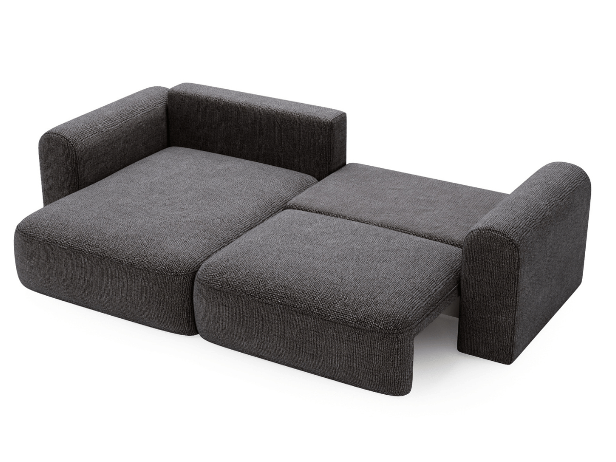 Canapé d'angle convertible avec grande méridienne - TROCADERO