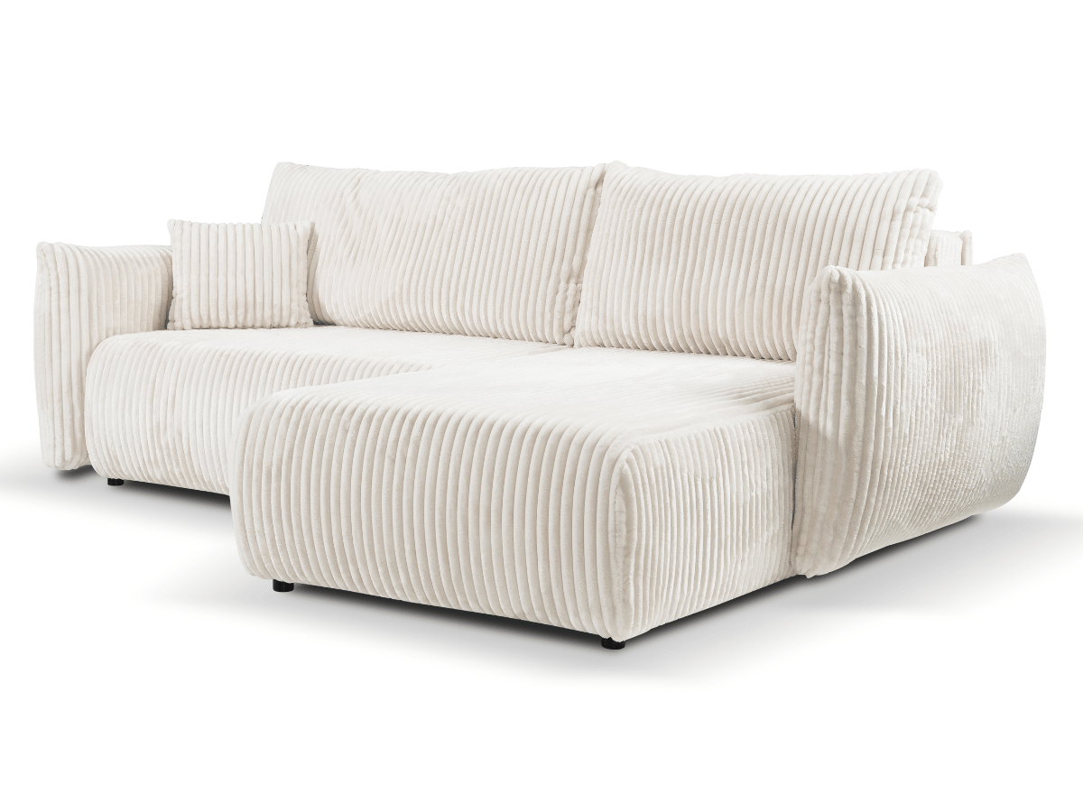 Canapé d'angle convertible avec coffre de rangement – RASPAIL