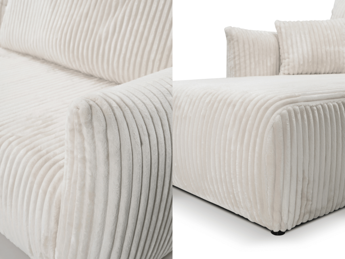 Canapé d'angle convertible avec coffre de rangement – RASPAIL