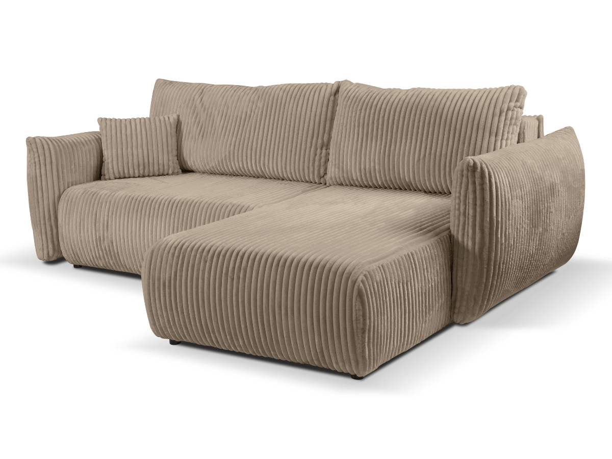 Canapé d'angle convertible avec coffre de rangement – RASPAIL