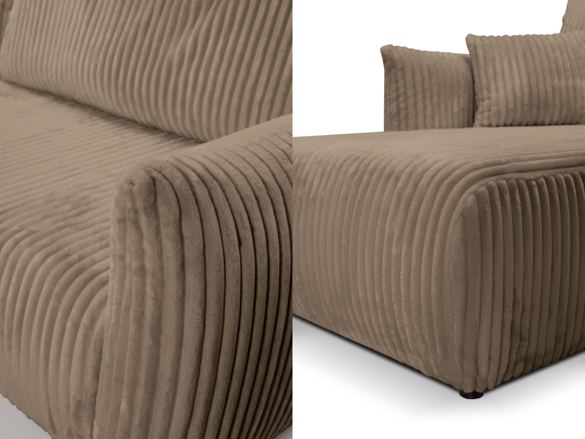 Canapé d'angle convertible avec coffre de rangement – RASPAIL