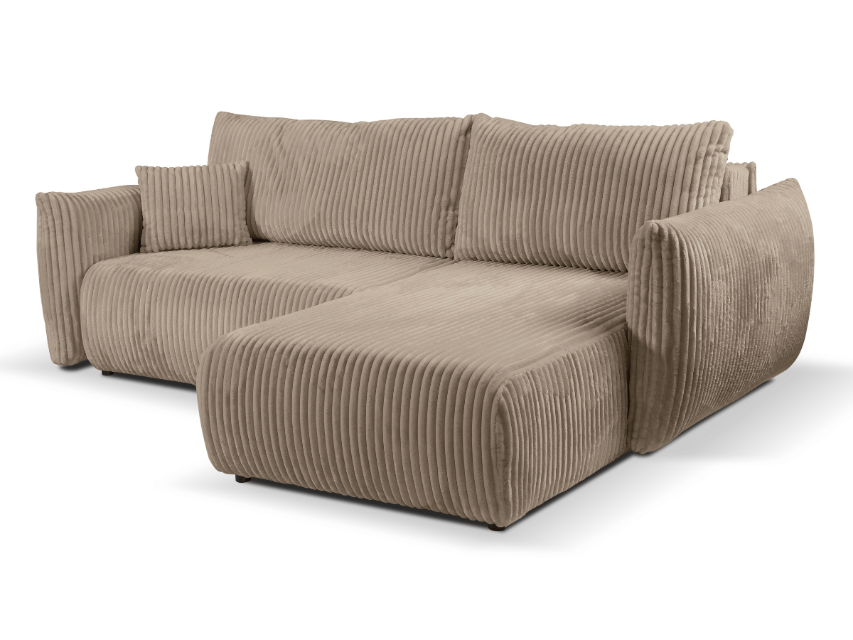 Canapé d'angle convertible avec coffre de rangement – RASPAIL