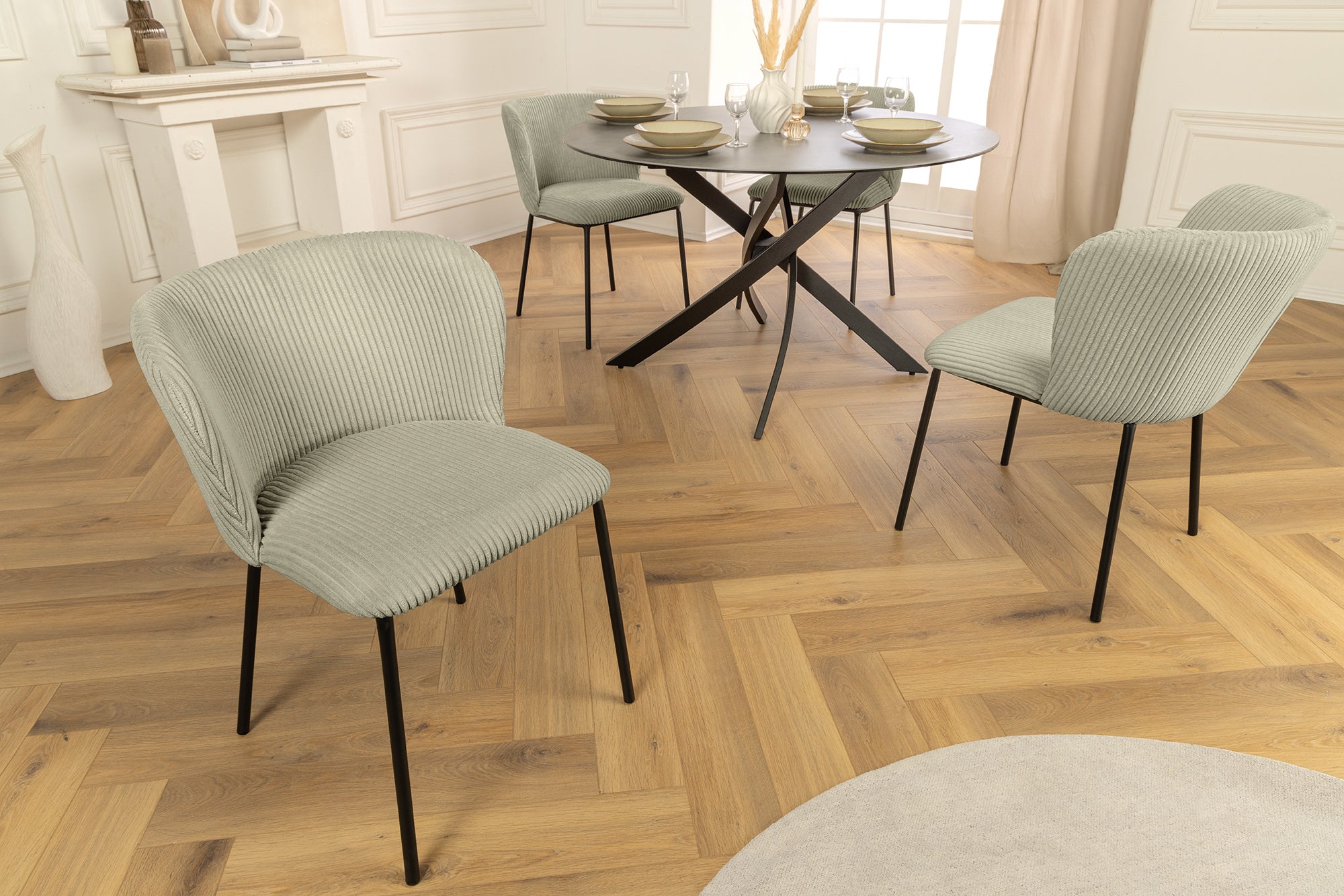 chaise-design-lyon-cordon-menthe-pieds-metal-noir_44963 (inv)
