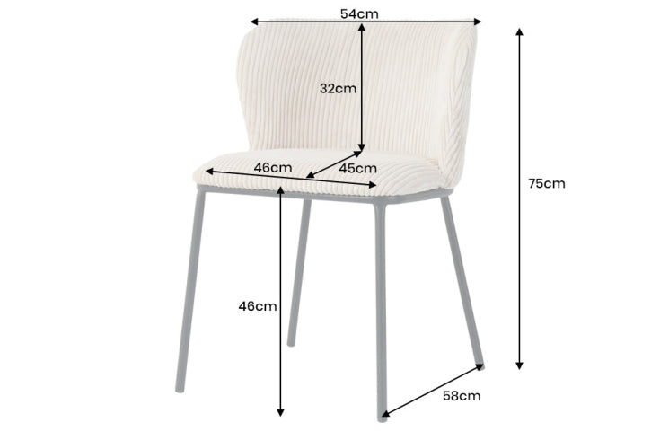 Dimensiones de la mesa