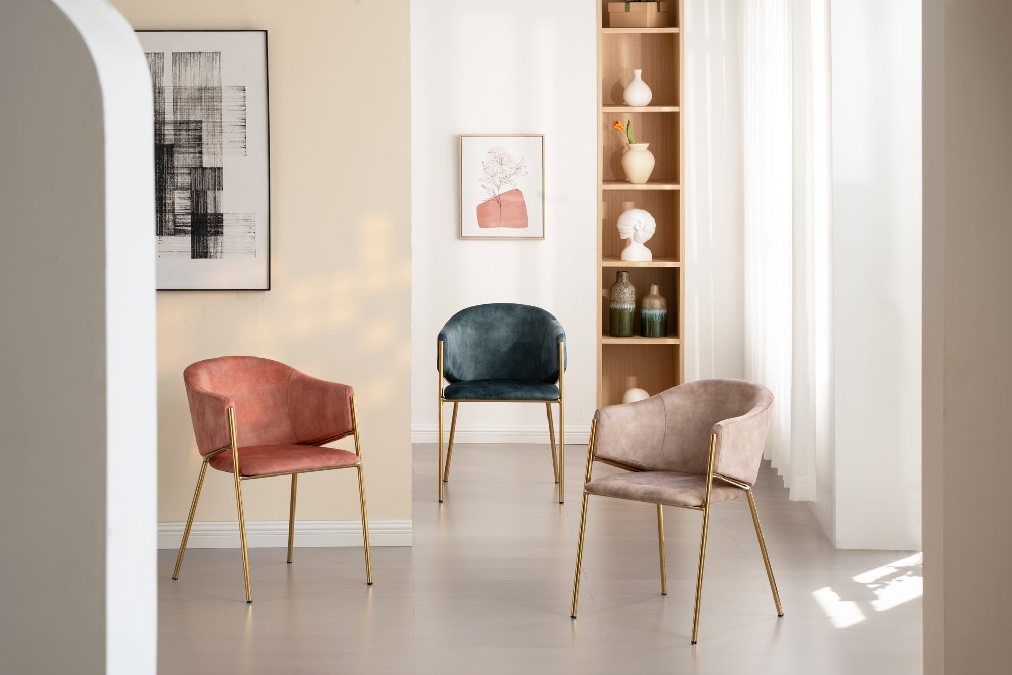 chair-design-noblesse-velours-petrole-structure-metal-chrome-gold_47581 (inv)