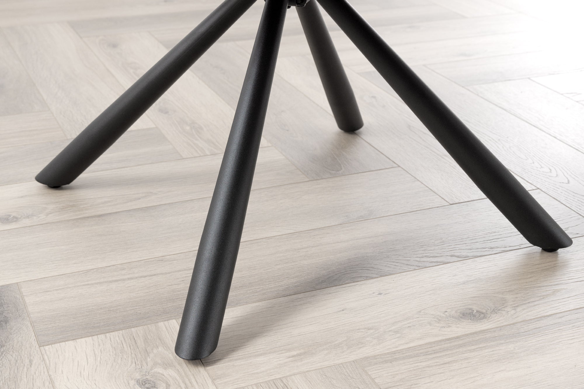 Lote de 2x sillas giratorias BIG GEORGE de tela estructurada gris con reposabrazos de metal negro