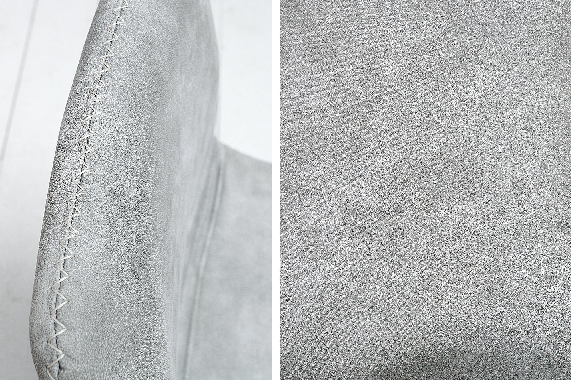 Lote de 2x SILLAS AMSTERDAM sillas retro, gris piedra, diseño clásico