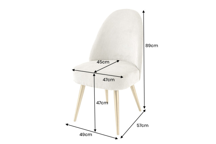 Dimensiones de la mesa
