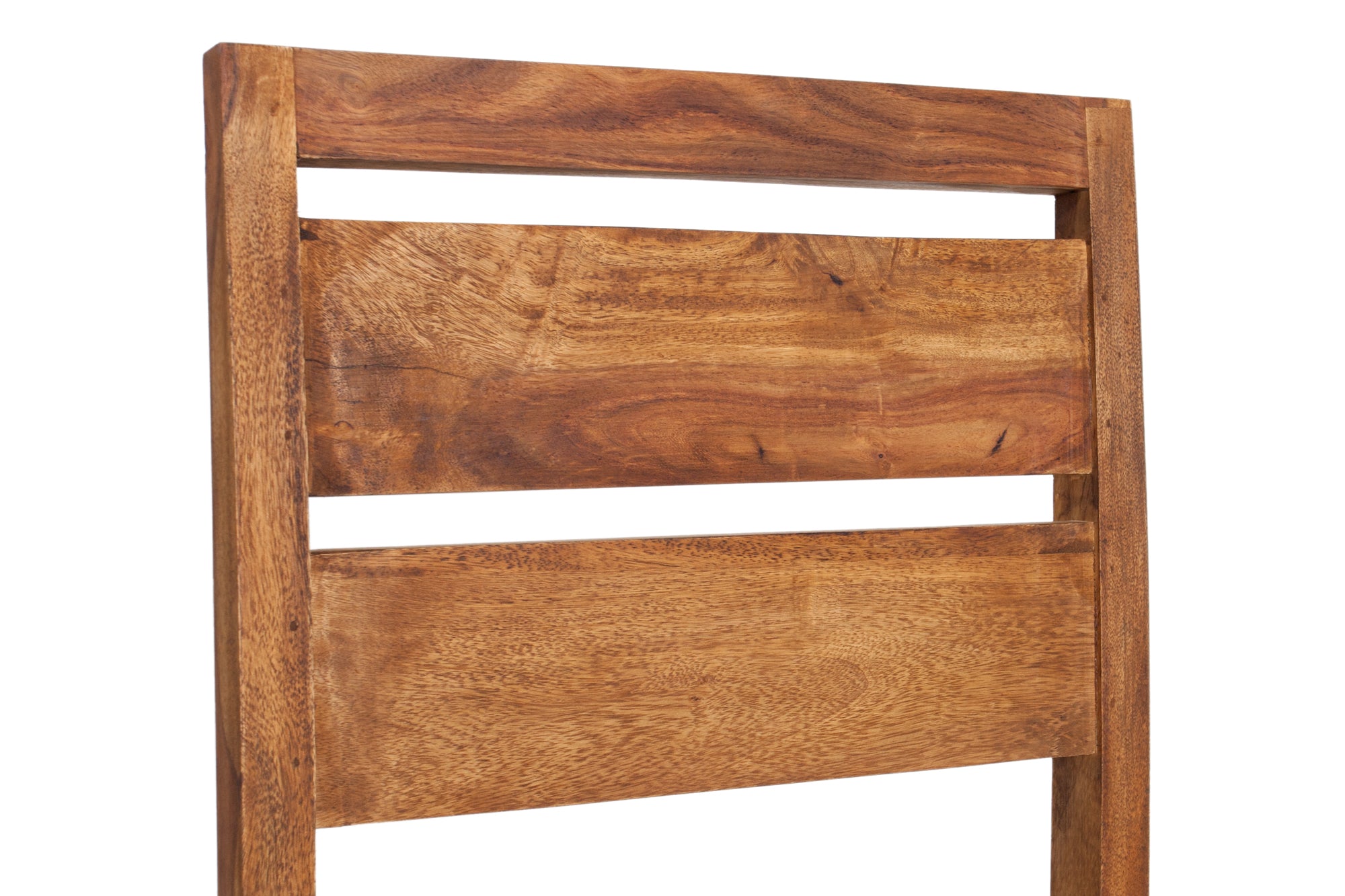 Juego de 2 sillas PURE de madera maciza Sheesham marrón acabado piedra monograno