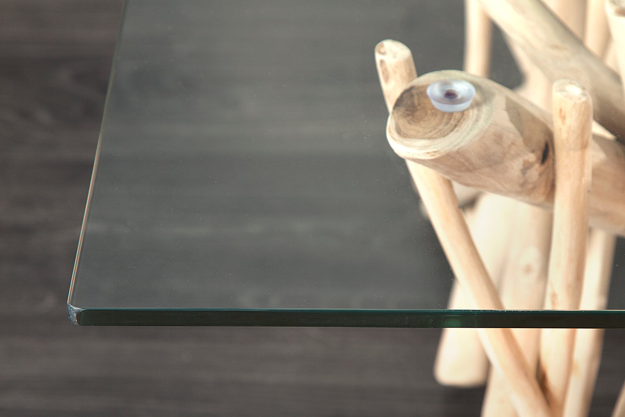 Coffee table DRIFTWOOD 60cm rack w/o glass plate