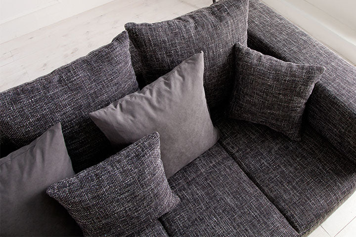 Banc à chaussures élégant ZEN-BO 100 cm banc étagère en bambou gris naturel avec tiroirs