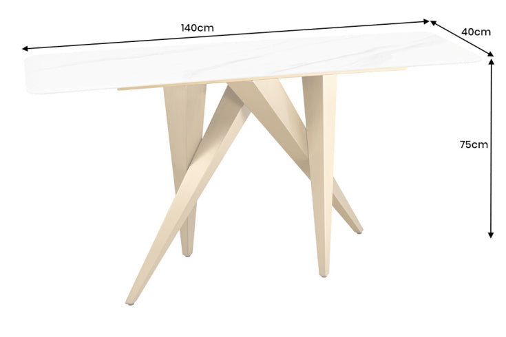 Dimensions de la table