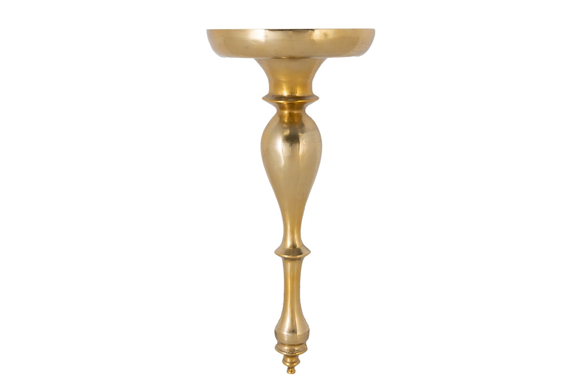 Console murale baroque SCALA 80cm étagère murale en métal doré décoration murale faite main