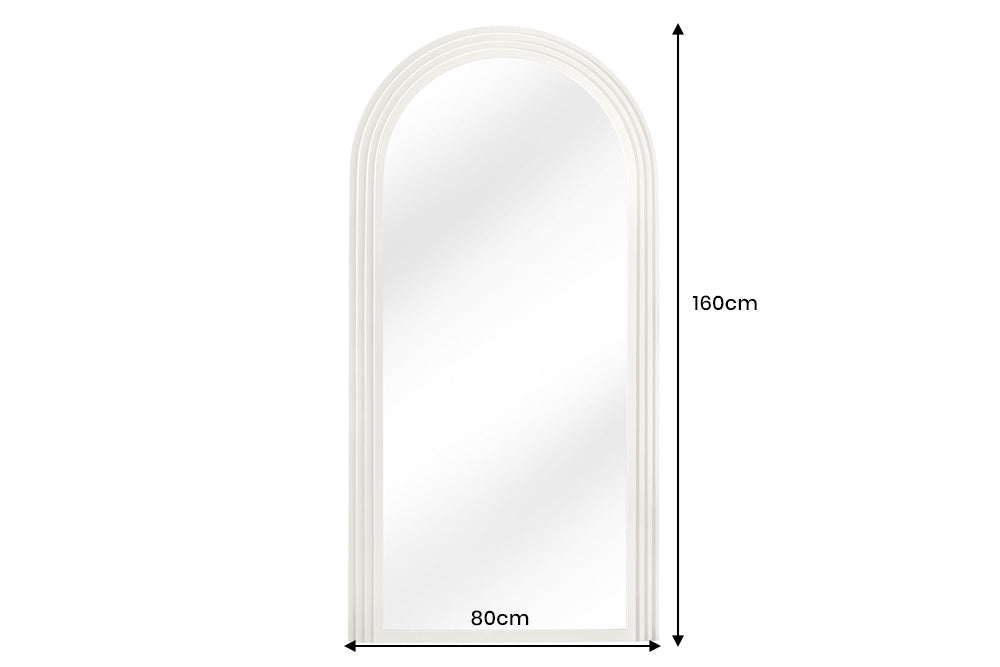 Design Wandspiegel ART DECO 160cm weiß