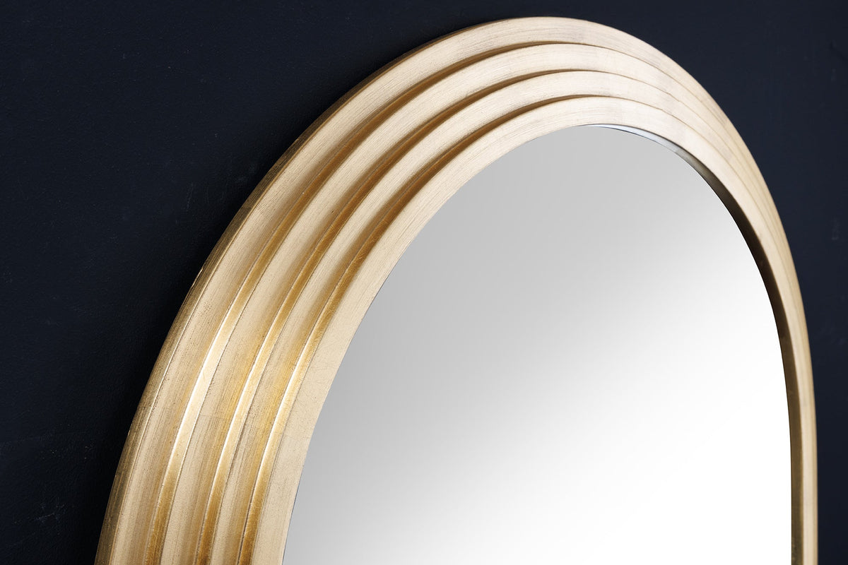 Élégant miroir mural ART DECO 160cm or miroir à arc rond
