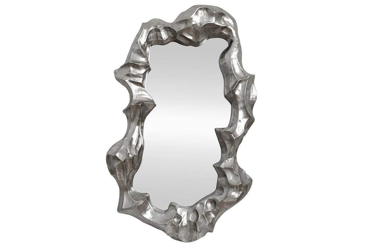 Extravaganter Wandspiegel VENETIA 150cm silber variable Aufhängung