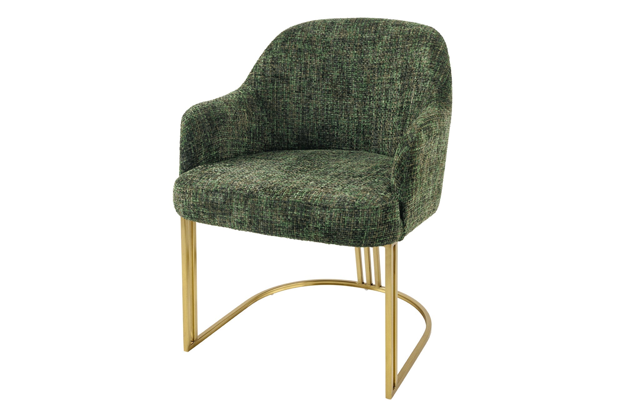 sillón-con-reposabrazos-extravagancia-chenille-tejido-verde-metal-brush-champagne-dore_45928 (inv)