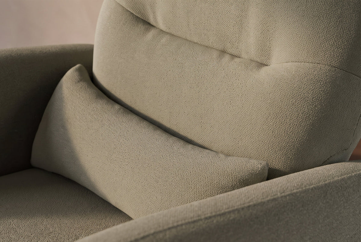 Fauteuil de cinéma électrique PRIORITY vert inclus coussin 360° rotatif avec prise USB