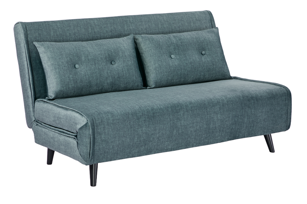 Fauteuil-lit SMART MULTIFUNCTION 140cm pétrole Vogue soie velours